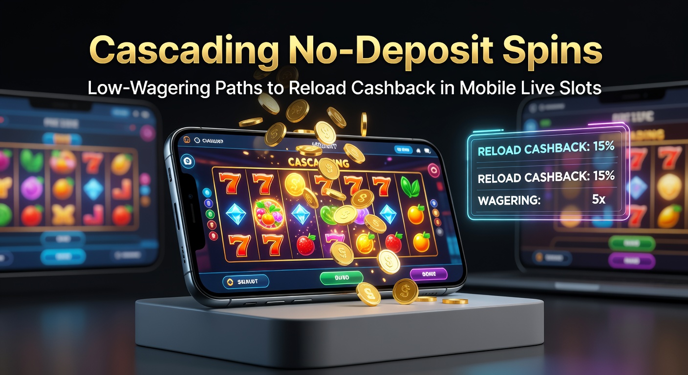 Vibrant cascading reels in a mobile slot game exploding with wins and free spins, showcasing dynamic no-deposit action on a smartphone screen