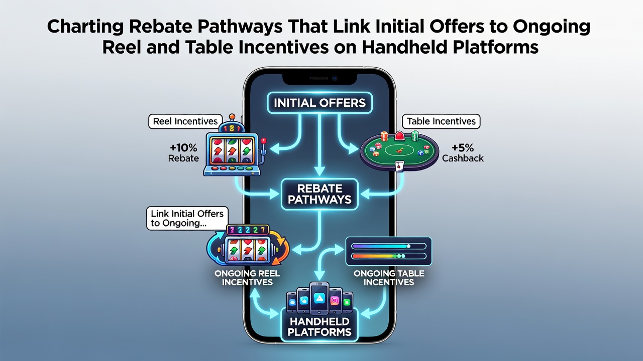 Mobile casino interface showing initial bonus offers transitioning into reel and table game incentives