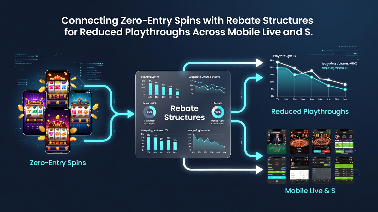 Screenshot of rebate dashboard tracking reduced playthrough on mobile live and slot offerings