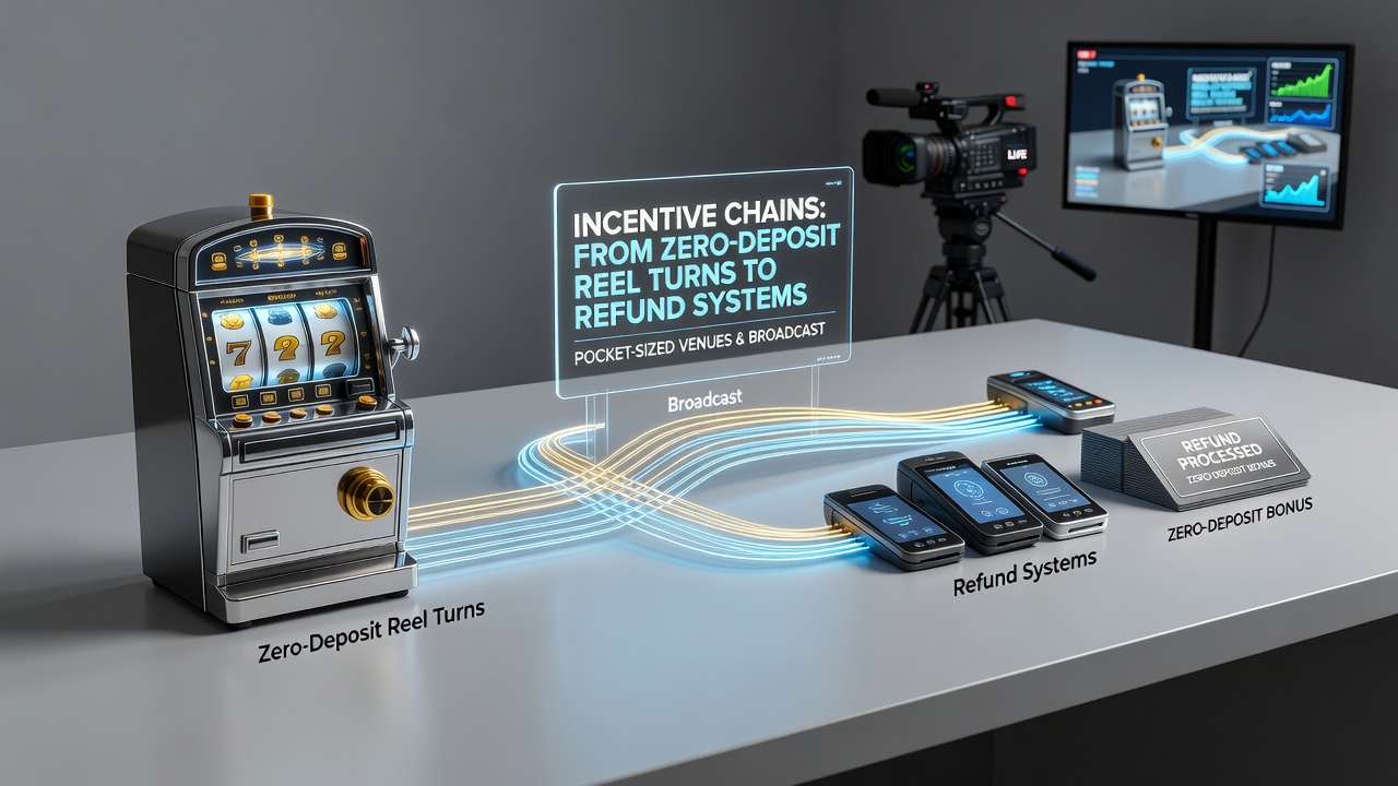 Live dealer table broadcast on a tablet device with overlaid cashback incentive notifications