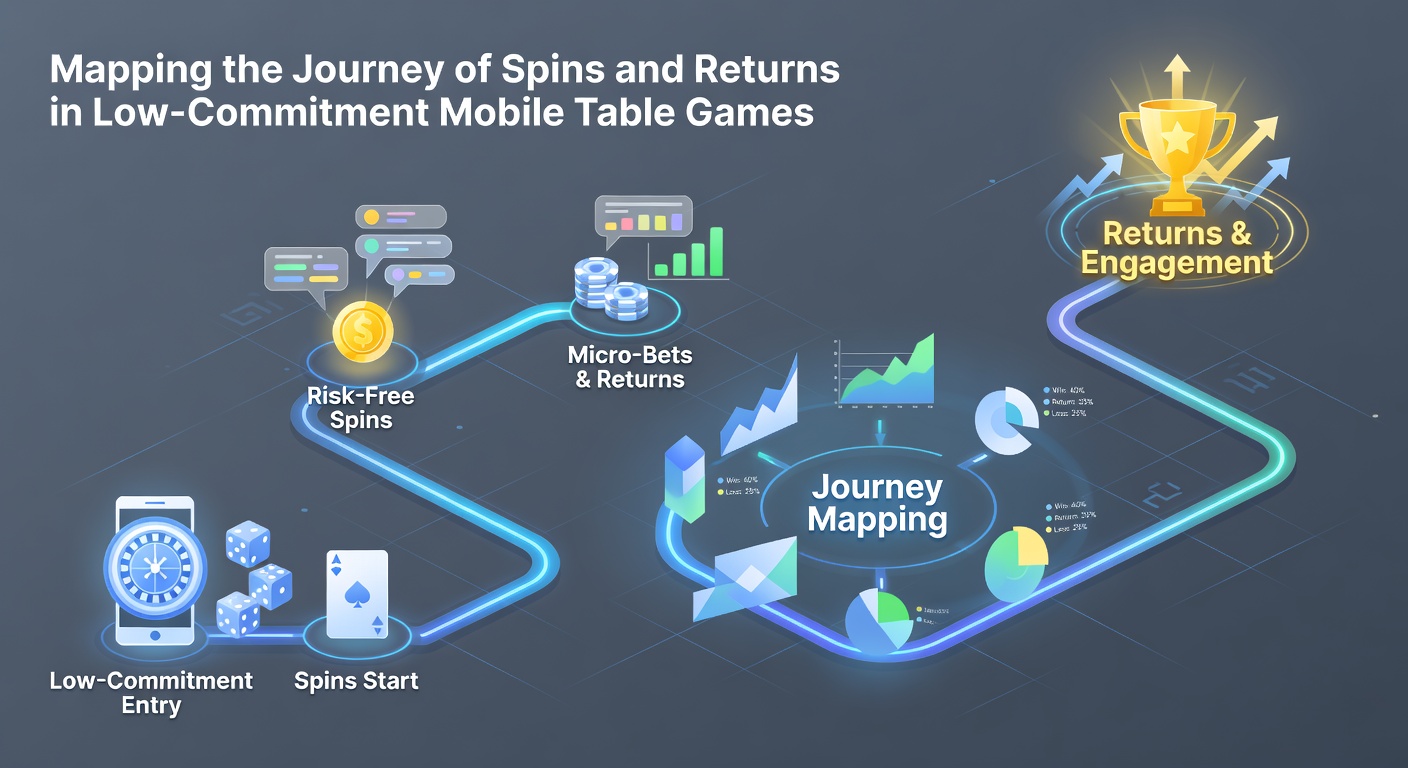 Mobile table game interface showing spin mechanics and return tracking on a smartphone screen