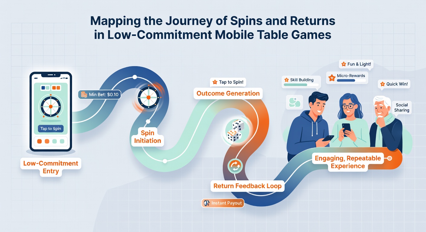 Analytics screen in a mobile table game displaying spin history and return percentages