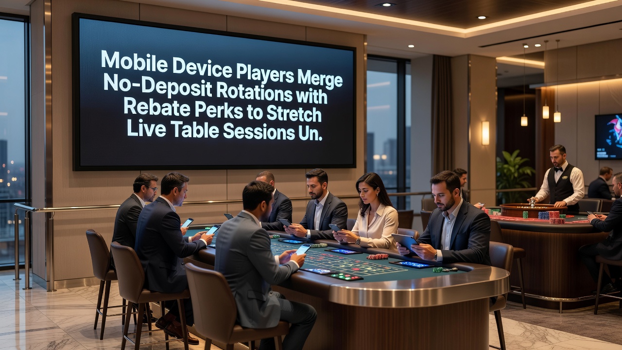 Live dealer tables on mobile screens showing extended play sessions with rebate integration